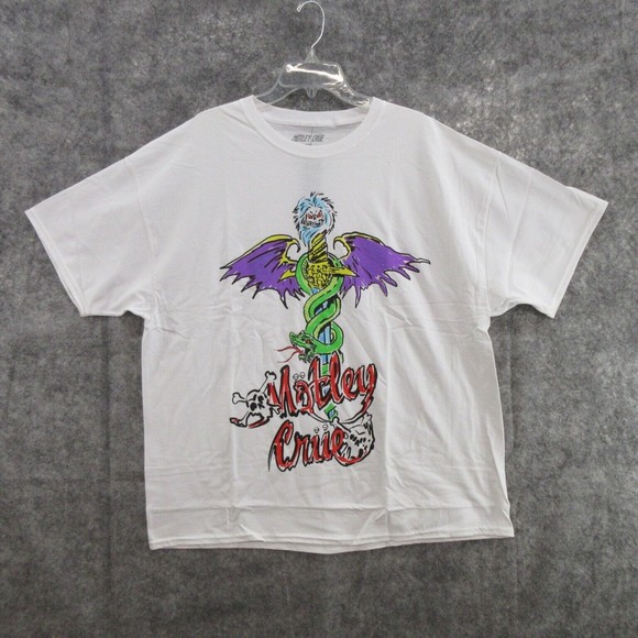 Motley Crue Mens T-Shirt Size XXL Dr. Feelgood Short Sleeve Tee Licensed Cotton - Picture 2 of 13
